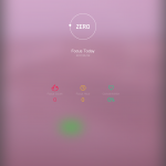 This screen quantifies your focus and concentration for the day.
